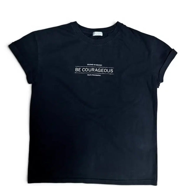 [BUNJANG] Brunello Cucinelli "BE COURAGEOUS" Graphic T-Shirt / 브루넬로쿠치넬리 반팔티