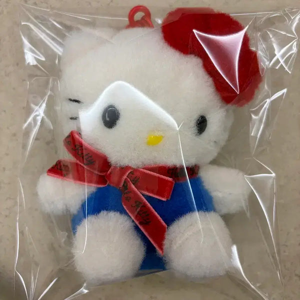 [BUNJANG] Hello Kitty Classic Fluffy Keychain / 새상품)클래식 뽀글 키티 키링