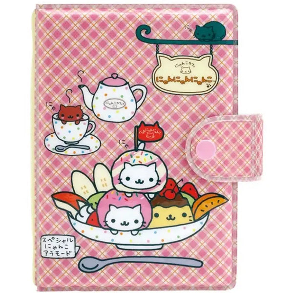 [BUNJANG] San-X Hunihuni 6-Ring Seal Binder Nyan Nyan Nyan Ko / 산엑스 후니후니 6공 씰바인더 냥냥냥코