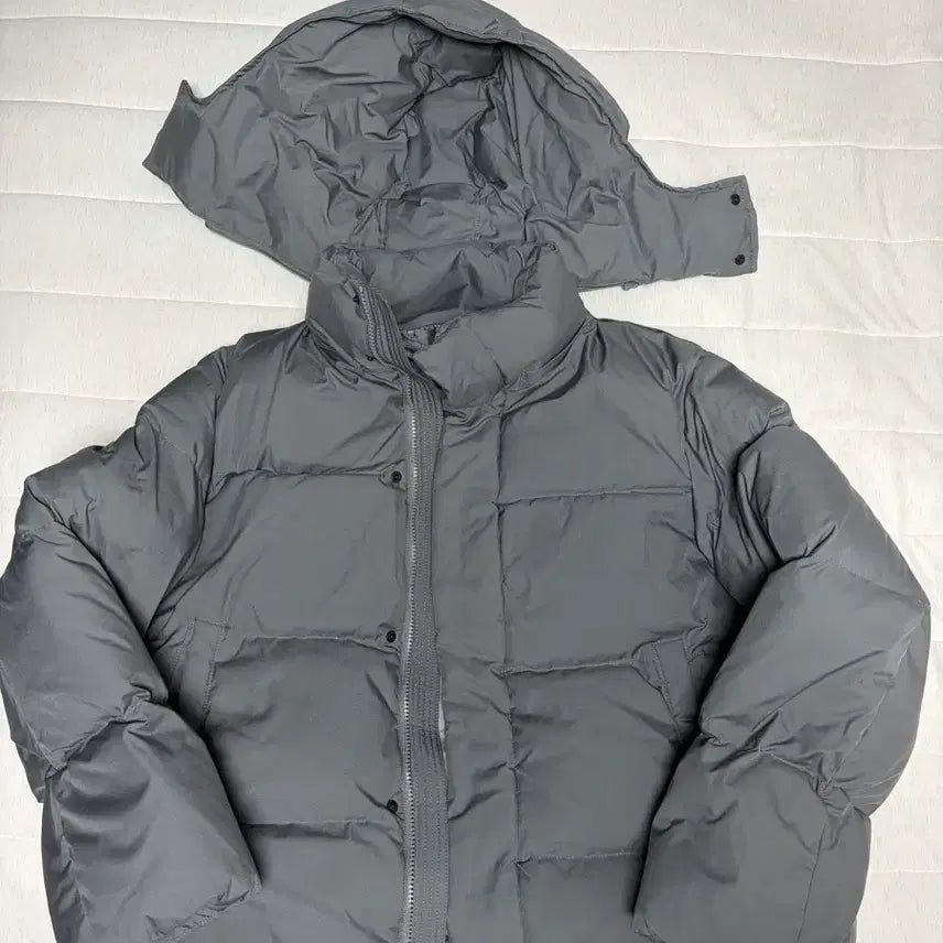 [BUNJANG] The Museum Visitor Duck Down Short Padding M Grey / 더티셔츠뮤지엄 덕다운 숏패딩 m사이즈 그레이