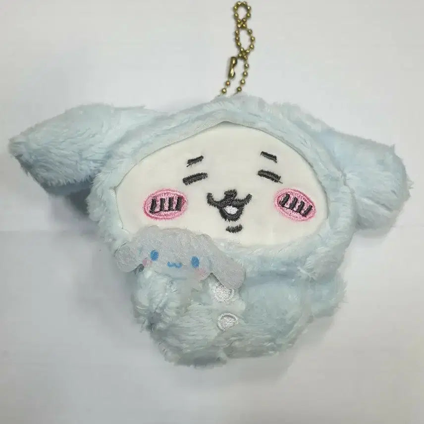 [BUNJANG] Cheekawao Cinnamoroll Plush Keychain / 먼작귀 치이카와 시나모롤 인형 키링(8/17까지만판매)