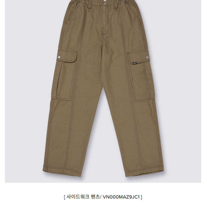 [BUNJANG] Vans 6oz Canvas Sidewalk Pant Bungee Cord / [XS] 반스 6oz 캔버스 사이드워크 팬츠