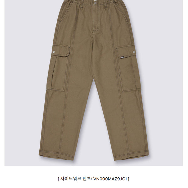 [BUNJANG] Vans 6oz Canvas Sidewalk Pant Bungee Cord / [XS] 반스 6oz 캔버스 사이드워크 팬츠