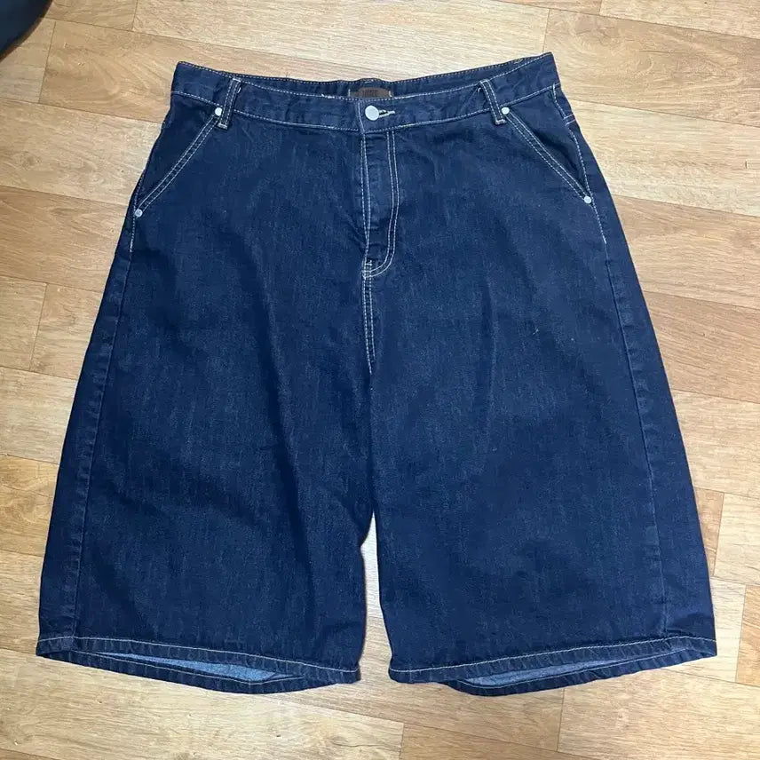 [BUNJANG] Raw Denim Bermuda Shorts / 생지 버뮤다 데님 팬츠