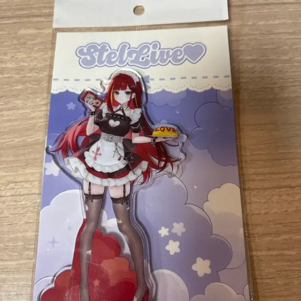 [BUNJANG] Stellive Akane & Risee Collaboration Cafe Acrylic Stand (Sealed) / 미개봉) 스텔라이브 아카네 리제 콜라보 카페 아크릴 스탠드