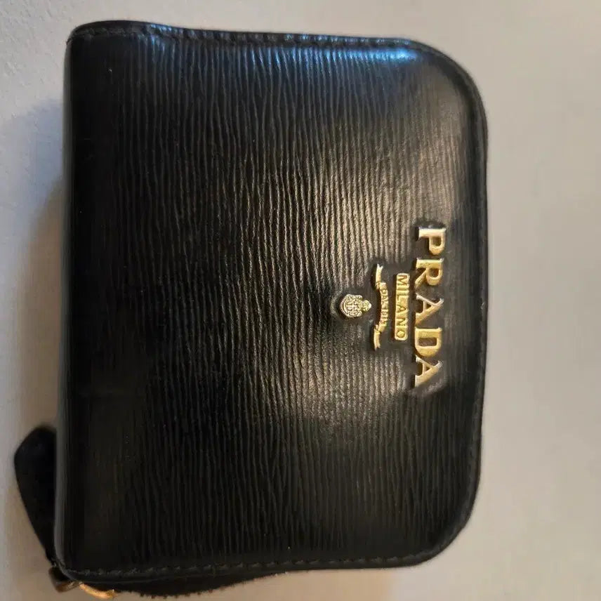 [BUNJANG] Prada Card Holder Black / 프라다 카드지갑 블랙