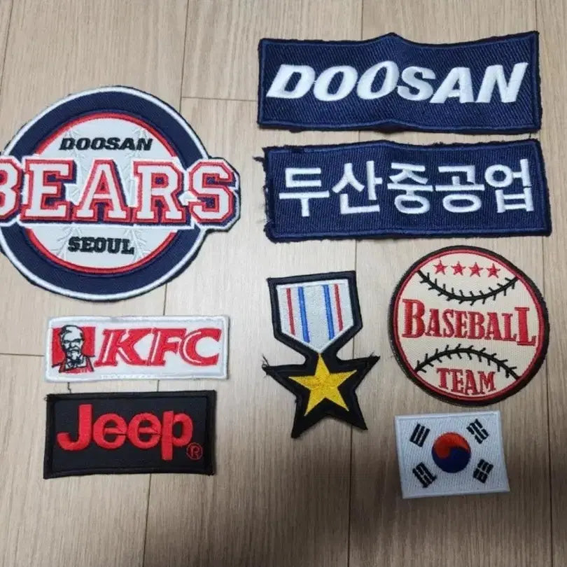 [BUNJANG] Doosan Bears Assorted Patches Bundle / 두산베어스. 여러가지 와팬을 일괄 판매합니다.
