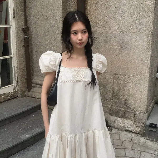 [BUNJANG] Without Summer Romance Crochet Dress / 위드아웃썸머 로맨스 크로쉐 원피스