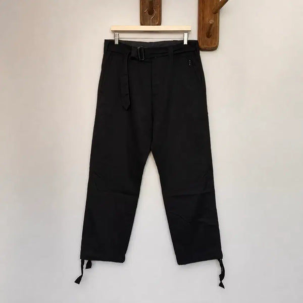 [BUNJANG] Yohji Yamamoto Belted Cotton Cupro Pants Size 3 / Yohji yamamoto belted pants