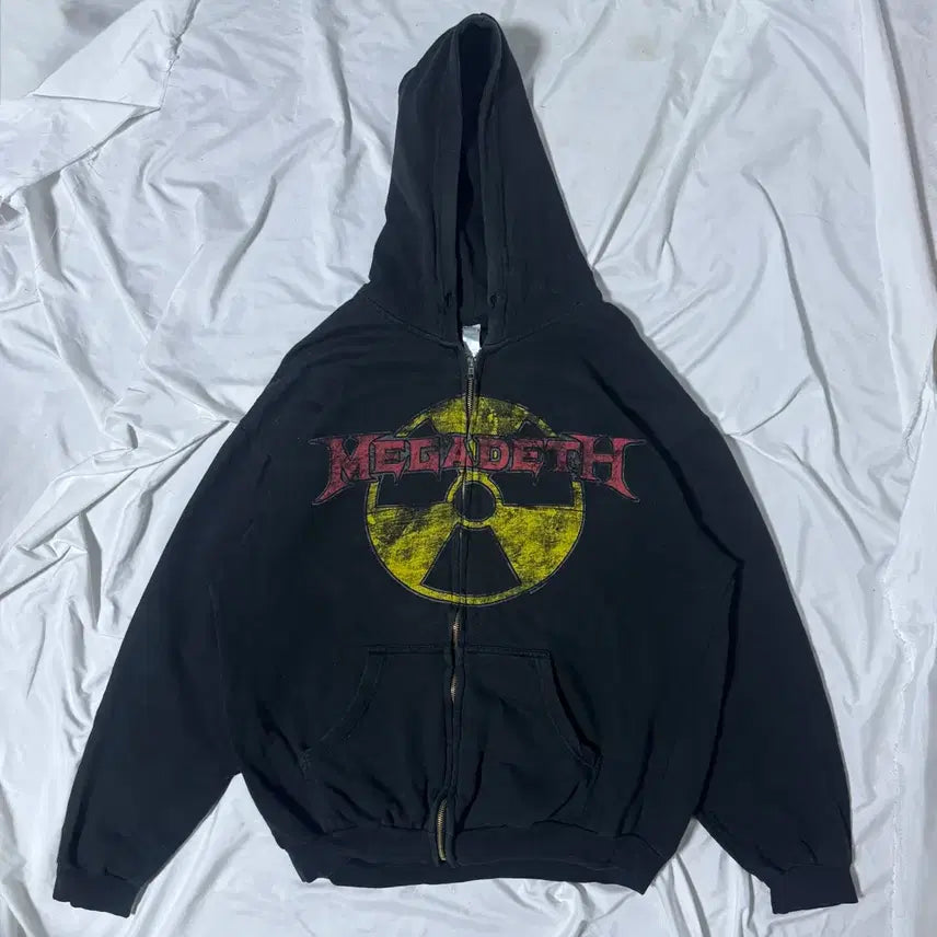 [BUNJANG] Megadeth Atomic Hoodie / Megadeth 아토믹 후드집업 메가데스 밴드티