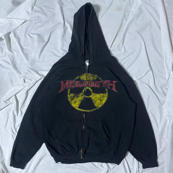 [BUNJANG] Megadeth Atomic Hoodie / Megadeth 아토믹 후드집업 메가데스 밴드티