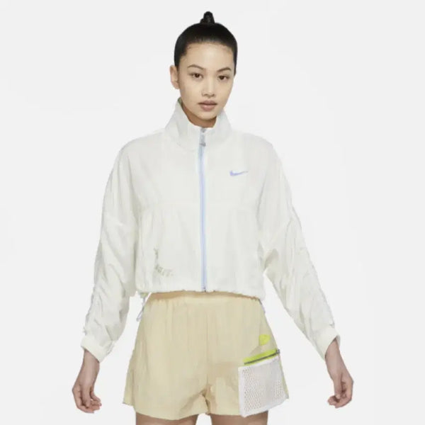 [BUNJANG] Nike Swoosh Woven Crop Jacket S (DX6151-133) / 나이키 크롭 바람막이 스우시 우븐 자켓 S (DX6151-133)