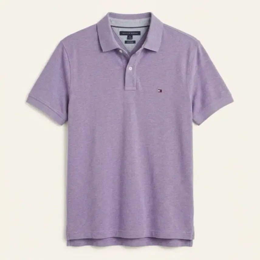[BUNJANG] Tommy Hilfiger Short Sleeve Polo Shirt Lavender / 타미힐피거 반팔 폴로 카라티 라벤더