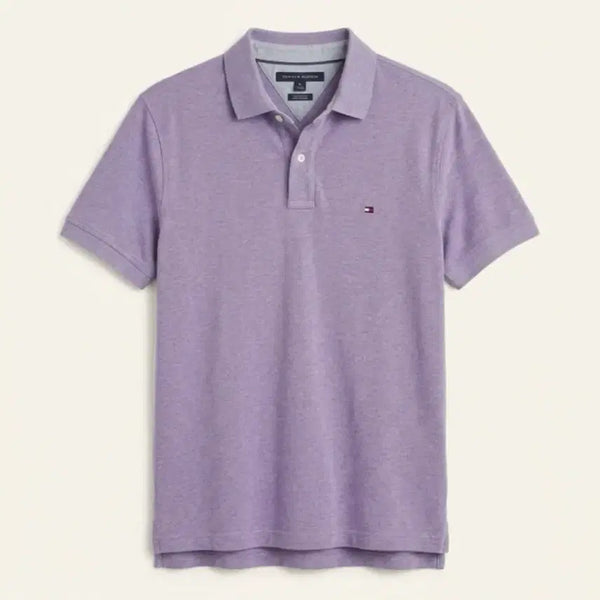 [BUNJANG] Tommy Hilfiger Short Sleeve Polo Shirt Lavender / 타미힐피거 반팔 폴로 카라티 라벤더