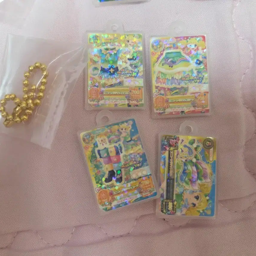 [BUNJANG] Aikatsu! Card + Ball Chain / 아이엠스타 연두 배쓰밤 카드 +볼체인