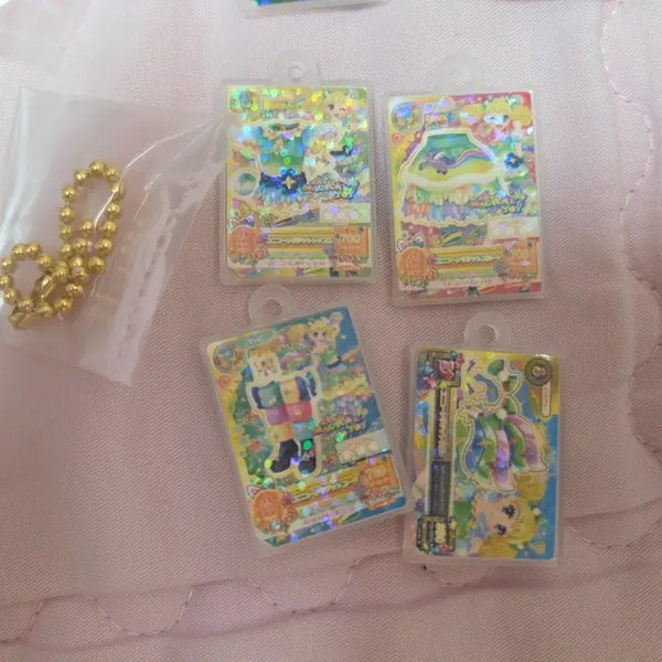 [BUNJANG] Aikatsu! Card + Ball Chain / 아이엠스타 연두 배쓰밤 카드 +볼체인