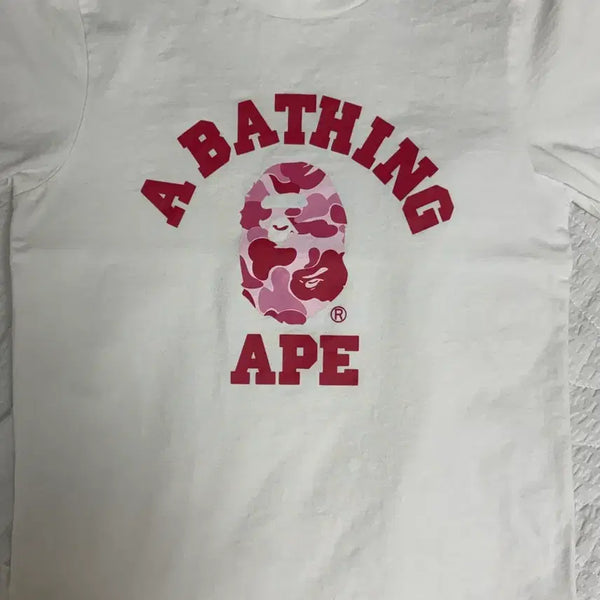 [BUNJANG] BAPE Camo Pink Short Sleeve T-Shirt Size S / 베이프 카모 핑크 반팔티