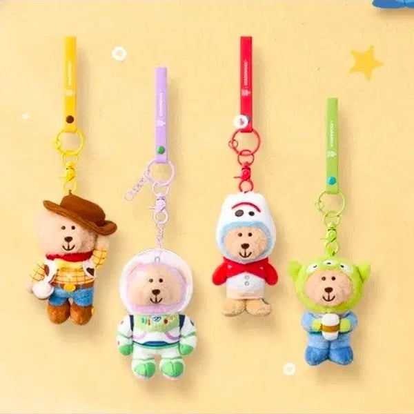 [BUNJANG] Starbucks Toy Story Keychain Buzz Lightyear Woody Alien Set / (2개/택포)스타벅스 토이스토리 키링 버즈/우디/알린 토이 키체인
