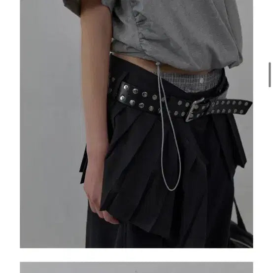 [BUNJANG] LCDC Pleated Layered Skirt / 새상품)LCDC 플리츠 레이어드 스커트
