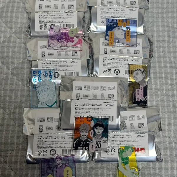 [BUNJANG] Haikyu!! Quote Acrylic Stand & Badge Bundle Set / [일괄] 하이큐 명언 명대사 아크릴 스탠드 뱃지 판매