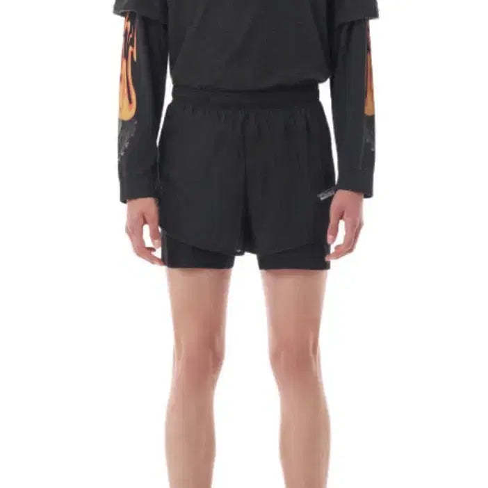 [BUNJANG] Satisfy Repy 3-Inch Trail Shorts Black / SATISFY 리피 3인치 트레일 쇼츠 블랙