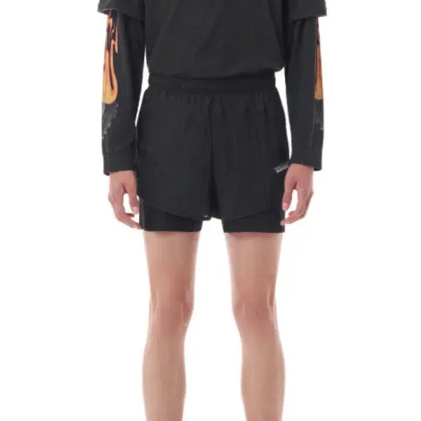 [BUNJANG] Satisfy Repy 3-Inch Trail Shorts Black / SATISFY 리피 3인치 트레일 쇼츠 블랙