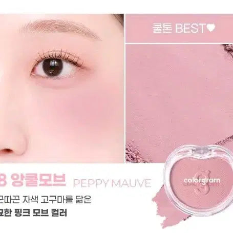 [BUNJANG] Colorgram Tintori Som Blusher 08 Angcool Mauve / 컬러그램 틴토리 솜 블러셔 08 앙쿨모브