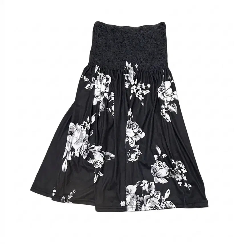 [BUNJANG] Vintage Floral Midi Skirt / 빈티지 플로럴 미디 스커트