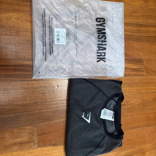 [BUNJANG] Gymshark Onyx V5 T-Shirt Grey Medium / 짐샤크 오닉스v5 반팔 그레이m