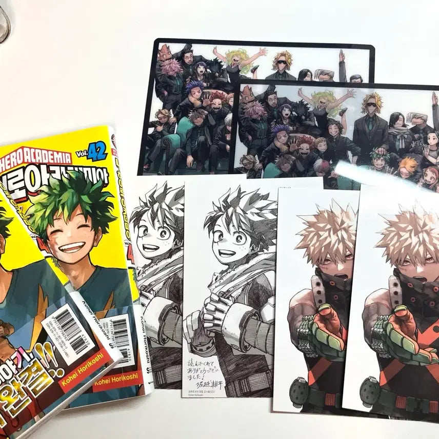 [BUNJANG] My Hero Academia Volume 42 Special Edition Manga Set / 히로아카 42권 특전+만화책 팔아요