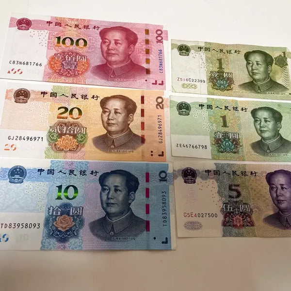 [BUNJANG] China 5th Series Renminbi 6-Set Combination (1999-2019) - World Banknote Collection / 중국 제5차 인민폐 6종 세트  1999~2019년판 중국 지폐 컬렉 세계 지폐 수집