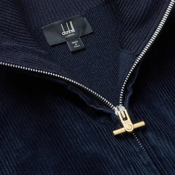 [BUNJANG] Alfred Dunhill Wool Corduroy Zip-Up Cardigan / 알프레드던힐 울 코듀로이 집업