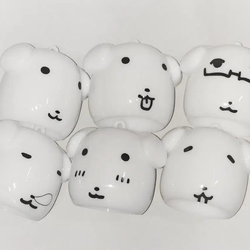 [BUNJANG] Ganadi Face Lid Keychain (6 Types) / 가나디 얼굴 뚜껑 키링 6종