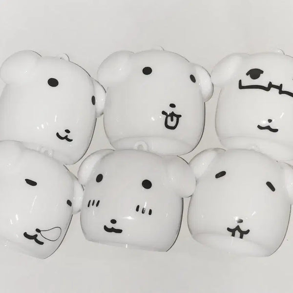 [BUNJANG] Ganadi Face Lid Keychain (6 Types) / 가나디 얼굴 뚜껑 키링 6종