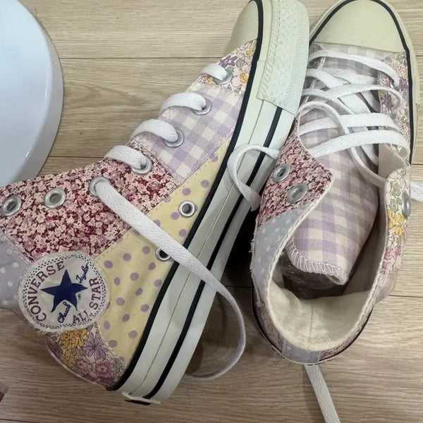 [BUNJANG] Converse Chuck Taylor Patchwork Hightop Vintage / 컨버스 척테일러 패치워크 하이탑 빈티지 택포 10