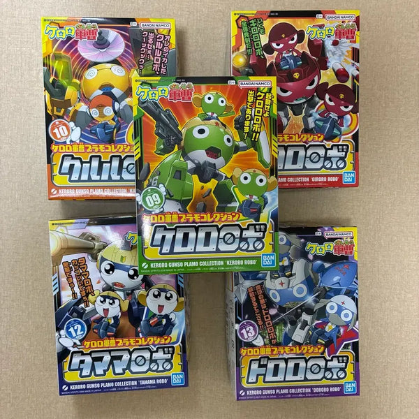 [BUNJANG] Bandai Sgt. Frog Keroro Robo 5-Figure Set / 새상품)반다이 개구리중사 케로로 로보 프라모델 5종 세트 일괄