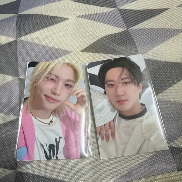 [BUNJANG] Stray Kids Felix Changbin Real Touch Photocard / 스트레이키즈 스키즈 리얼터치 포카 필릭스 창빈