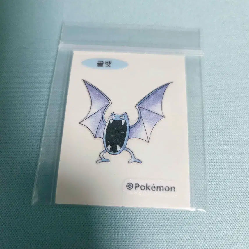 [BUNJANG] Pokemon Artwork Golbat Ddiddal Sticker / 포켓몬 아트워크 골뱃 띠부씰