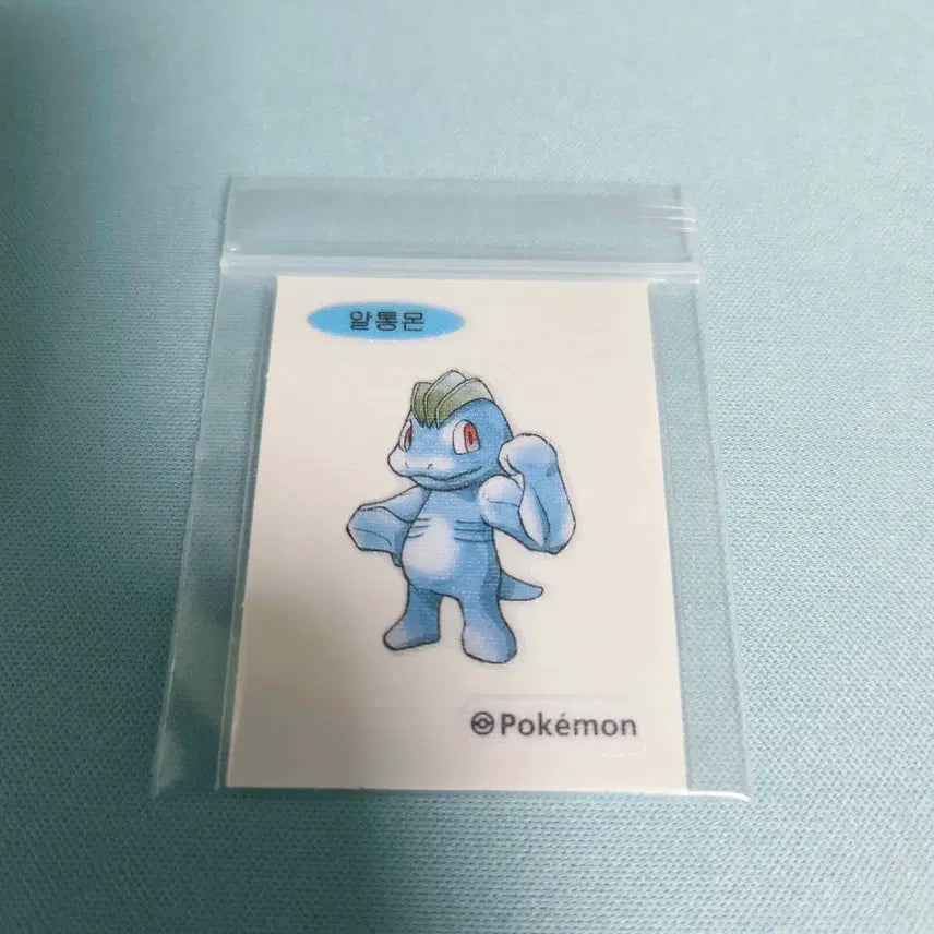 [BUNJANG] Pokemon Machoke Dibong Seal Sticker / 포켓몬 아트워크 알통몬 띠부씰