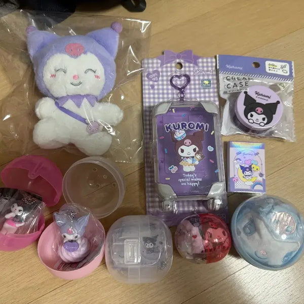 [BUNJANG] Kuromi New Gacha & Goods Set Bundle / 쿠로미 신상가챠 및 굿즈세트 9종 일괄판매