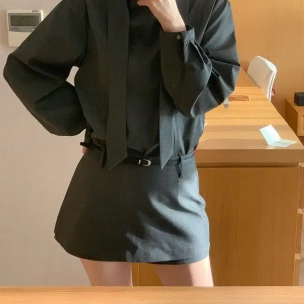 [BUNJANG] Modo Misty Tie Blouse / 샵모도 모도마켓 modo 미스티 타이 블라우스