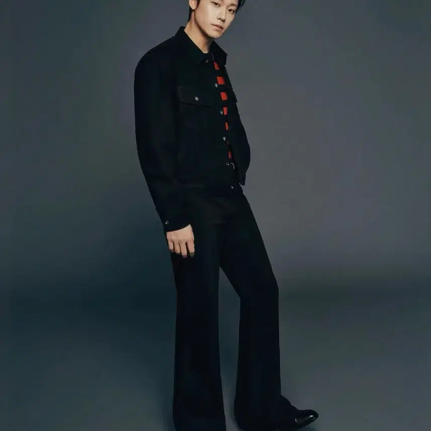 [BUNJANG] Musinsa Loose Flare Denim Pants (Black) / 무신사 루즈 플레어 데님 팬츠 (블랙)