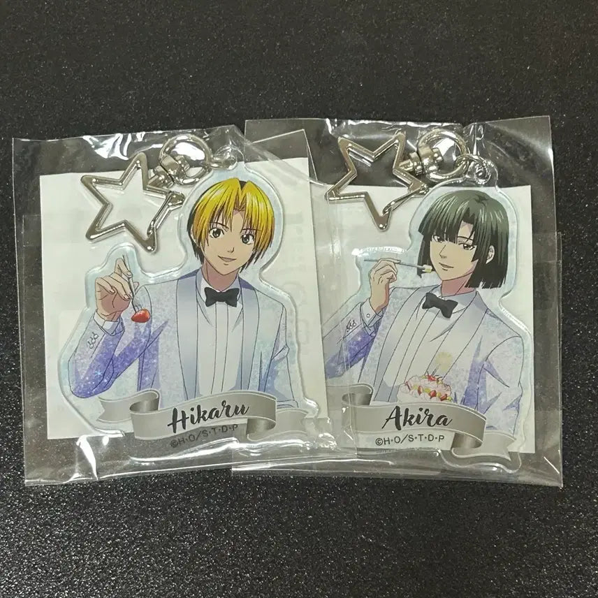 [BUNJANG] Hikaru's Go Birthday Lottery Hikaru Akira Keychain Set / 히카루의 바둑 생일 쿠지 히카루 아키라 키홀더 세트