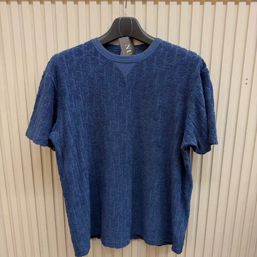[BUNJANG] Dior Terry Short Sleeve T-Shirt Size L / [L] 디올 테리 반팔 블루