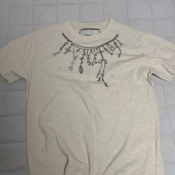 [BUNJANG] The Vinyl House Short Sleeve T-Shirt Beige / 더바이닐하우스 반팔 티셔츠 M 베이지