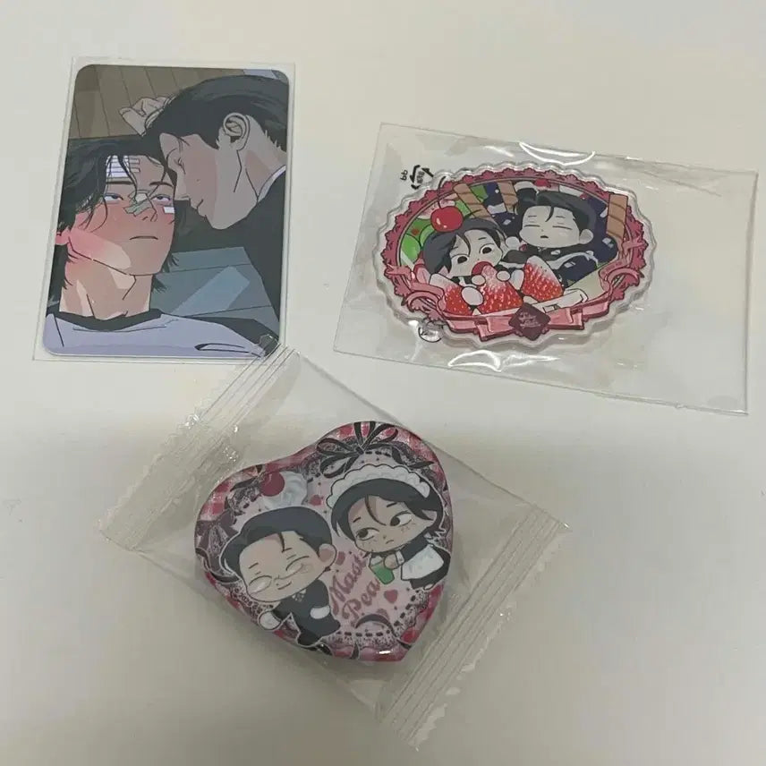 [BUNJANG] LEST BONS SALON DE BONS Ju Pyeong, Ju Ui Pyeong Lucky Draw Can Badge Magnet Bundle Set / 레봄 살롱드르봉 주평 주의평화 특전 캔뱃지 마그넷 일괄 판매합니다