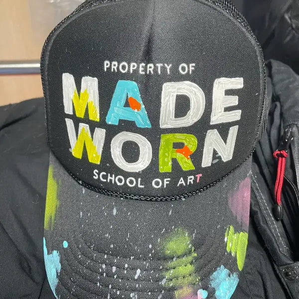 [BUNJANG] Made Won Hand-Painted Trucker Cap / 메이드원 핸드페인팅캡