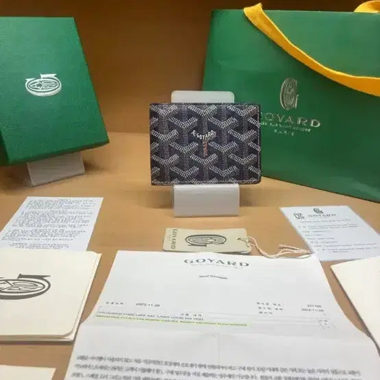 [BUNJANG] Goyard Insert Card Wallet / [영수증/풀구성] 고야드 인서트 카드지갑