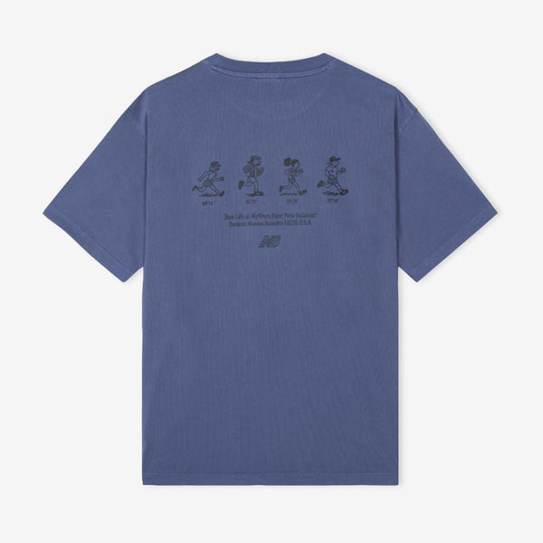 [BUNJANG] New Balance UNI NB Friends Short Sleeve T-Shirt / [새상품] 뉴발란스 UNI NB 프렌즈 반팔티 L