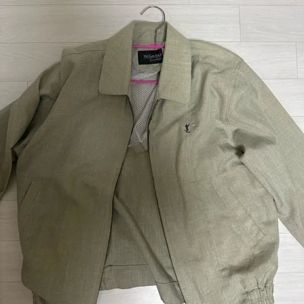 [BUNJANG] Yves Saint Laurent Khaki Cotton Parka Jacket / 입생로랑 야상 자켓 카키